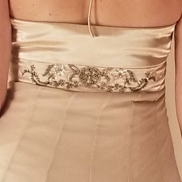 NWOT Sue Wong Nocturne Beaded Cream Dress - Picture 4 of 4